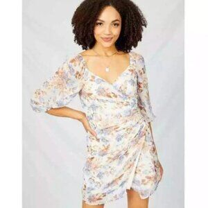 Altar'd State - Women's - Serelia Floral - Mini Dress - Cinched - Size Small